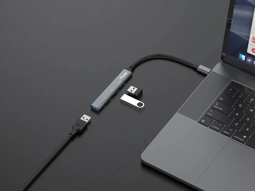 HUB USB Equip Equip USB-Hub 4-Port 3.0/C->1x3.0 3x2.0 5Gbps o.įkroviklis gr