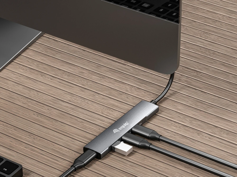 HUB USB Equip Equip USB-Hub 4-Port 3.2/C->4x3.0 5Gbps o.įkroviklis gr
