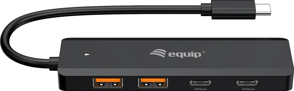 Equip USB šakotuvas USB šakotuvas 4 prievadų 3.2/C->2xUSB-C 2xUSB-A 10Gbps o.Netz.sw