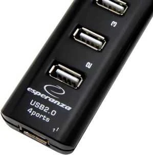 USB Adapteris - Esperanza EA116 480 Mbit/s, Juodas