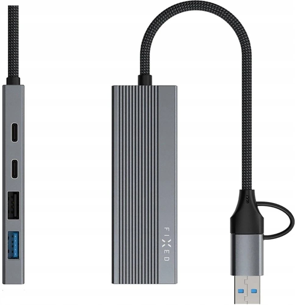 FIXED HUB Port, 4-in-1 for notebooks and tablets,
