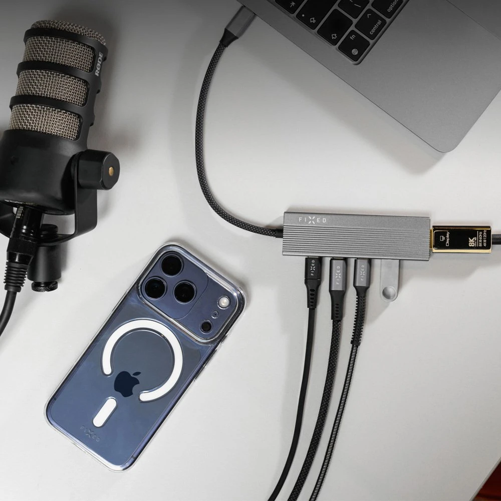 Šakotuvas FIXED HUB Core. 5-in-1 for notebooks and tablets,
