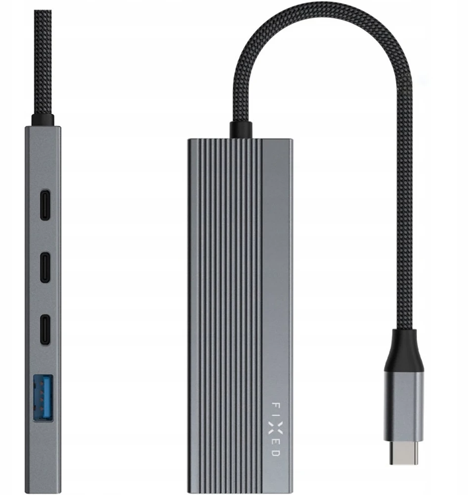 Šakotuvas FIXED HUB Core. 5-in-1 for notebooks and tablets,