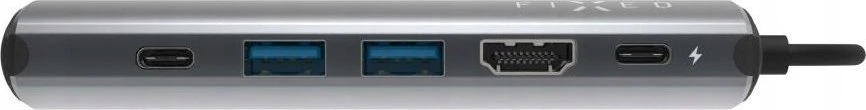 Fixed Fiksuotas | 6 prievadų USB-C HUB Pro nešiojamiesiems kompiuteriams ir planšetiniams kompiuteriams