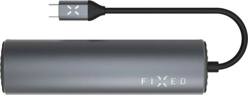 Fixed Fiksuotas | 6 prievadų USB-C HUB Pro nešiojamiesiems kompiuteriams ir planšetiniams kompiuteriams