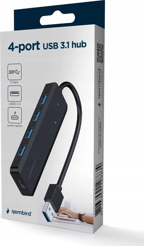 I/O HUB USB3.1 4PORT/UHB-U3P4P-02 GEMBIRD