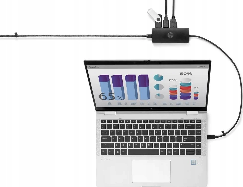 HUB USB HP USB-C kelionių HUB G2 EURO