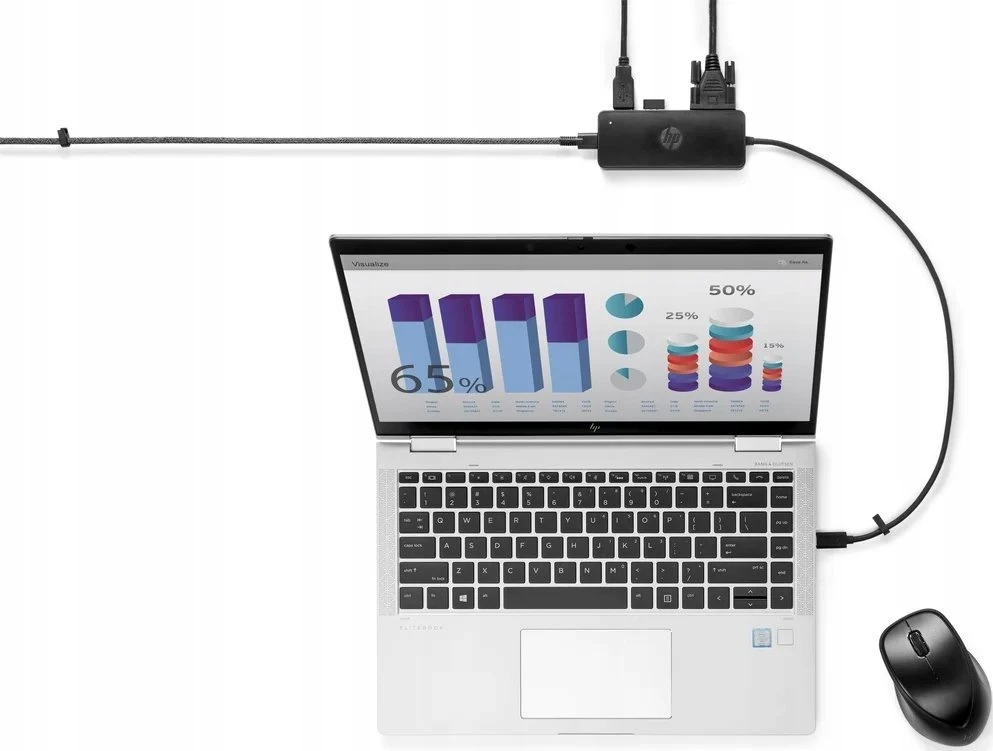 HUB USB HP USB-C kelionių HUB G2 EURO