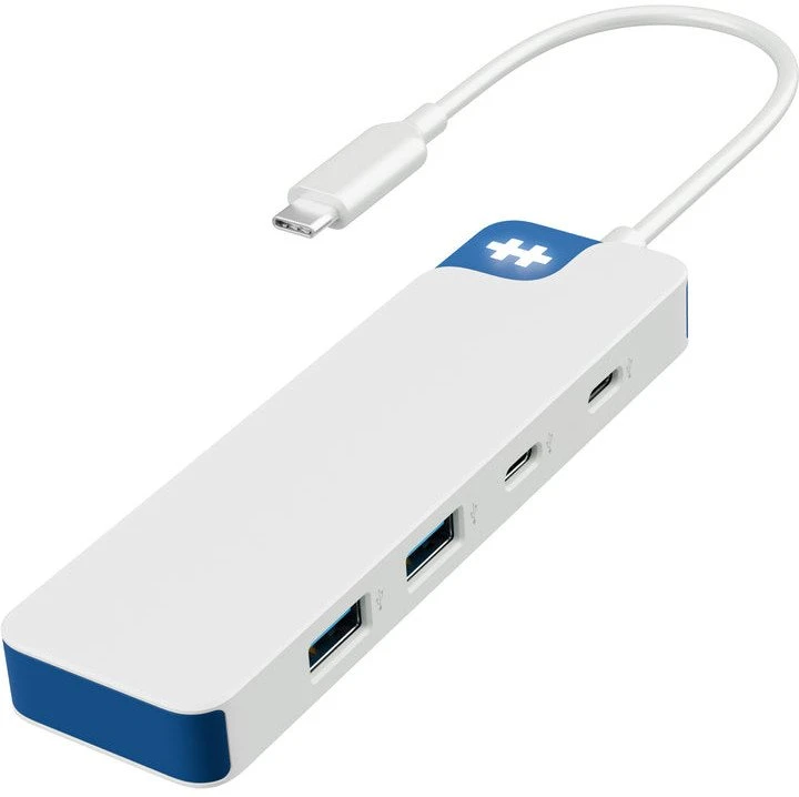 Hyper HyperDrive Flex 4 Port USB-C Combo Hub, Baltas/Mėlyna | HD5200BUGL
