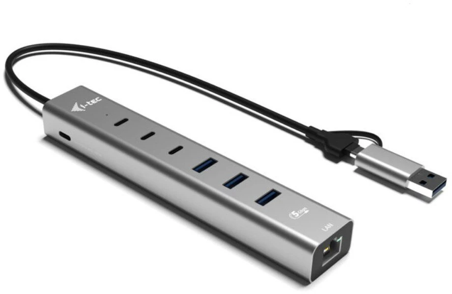 I-tec Hub usb-c/usb-a metal hub 6 port 3xusbc/3xusba