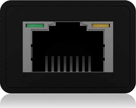 „Raidsonic“ | 4 privatūs įrenginiai, palaikantys USB 3.0 A tipo, C tipo, gigabito LAN | „Icy Box IB-HUB1419-LAN“