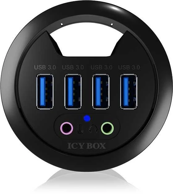 HUB USB Icy Box 4x USB-A 3.0 (IB-HUB1403A)