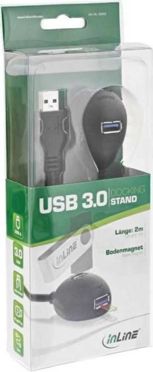 HUB USB InLine 2x USB-A 3.0 (35651)
