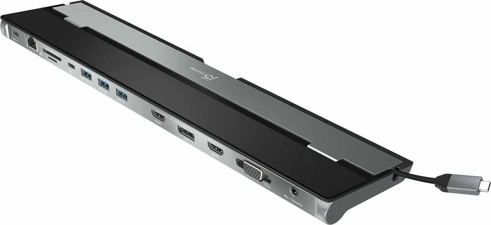J5create – USB-C trijų ekranų prijungimo stotelė
