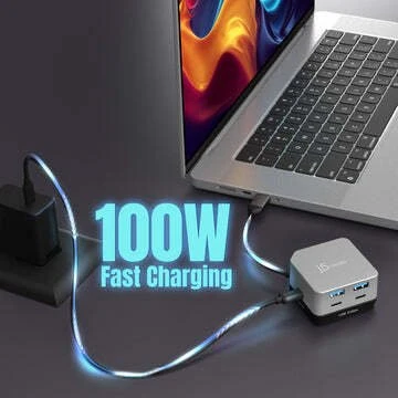 J5CREATE USB-C 4K144 HDMI HUB | CUBE PLUS 6 IN 1