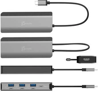 J5CREATE USB-C 4K144 HDMI HUB | PLONAS 8 IN 1
