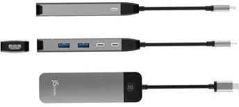 J5CREATE USB-C 4K60 HUB su PD | EKRANO IŠJUNGIMO VALDYMAS