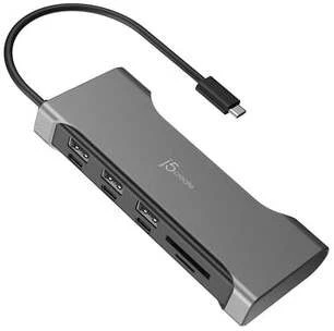 J5CREATE USB-C DUAL 4K60 HDMI HUB | PRO 12-IN-1