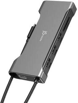 J5CREATE USB-C DUAL 4K60 HDMI HUB | PRO 12-IN-1