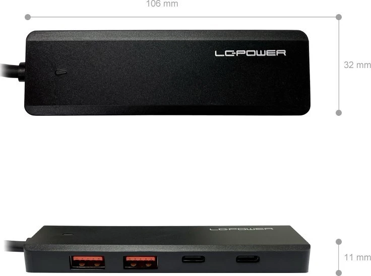 LC-Power LC-HUB-U3-4-c