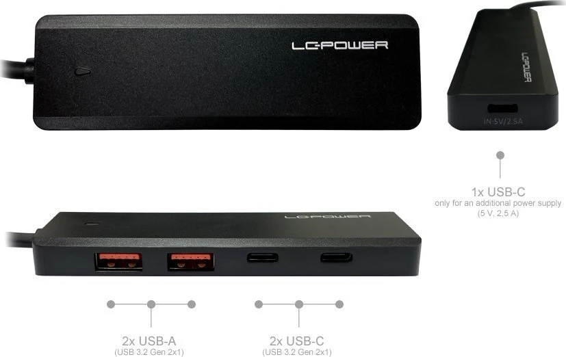 LC-Power LC-HUB-U3-4-c