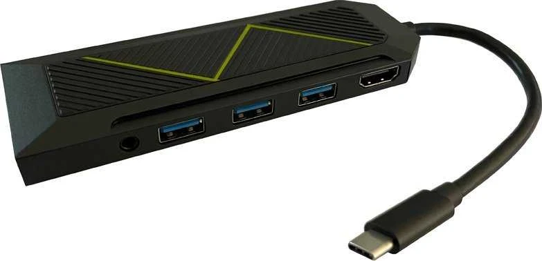 USB šakotuvas LC-Power USB šakotuvas LC-HUB-C-MULTI-6-RGB USB-C + USB