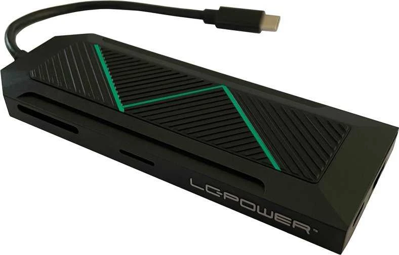 USB šakotuvas LC-Power USB šakotuvas LC-HUB-C-MULTI-6-RGB USB-C + USB