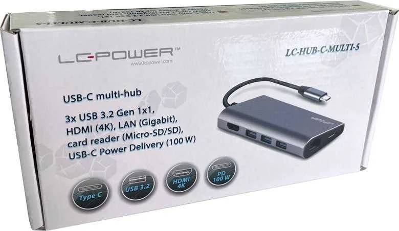 HUB USB LC-Power USB šakotuvas LC-HUB-MULTI-5