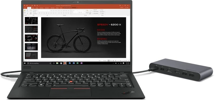 LENOVO UNIVERSALUS USB-C VERSLO DOKAS
