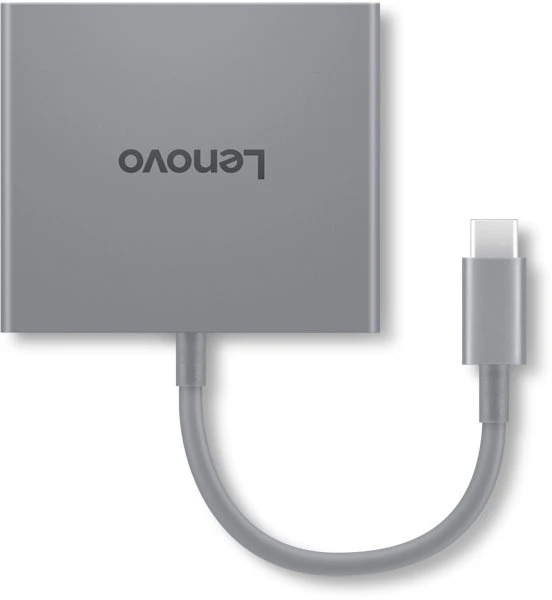 HUB USB Lenovo LENOVO USB-C 4 in 1 travel hub Gen2 juoda