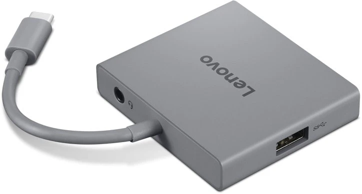 HUB USB Lenovo LENOVO USB-C 4 in 1 travel hub Gen2 juoda