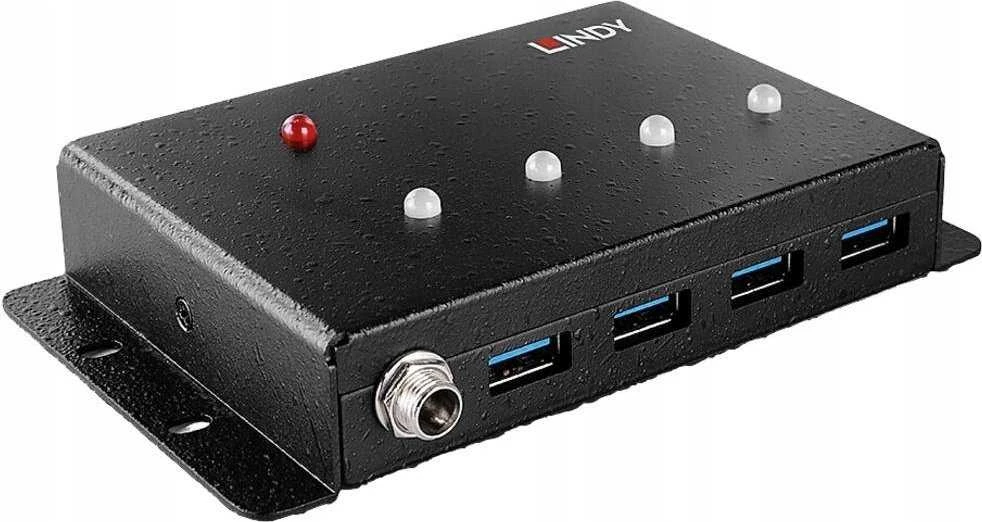 Lindy USB 3.0 šakotuvas su 4 prievadais ir indikatoriais