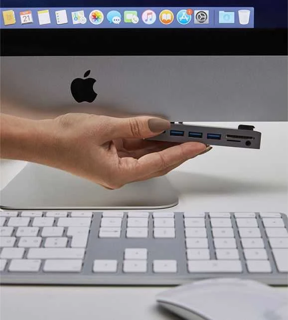Jung. stot. LMP USB-C Ekranas Dock 2, pilkas