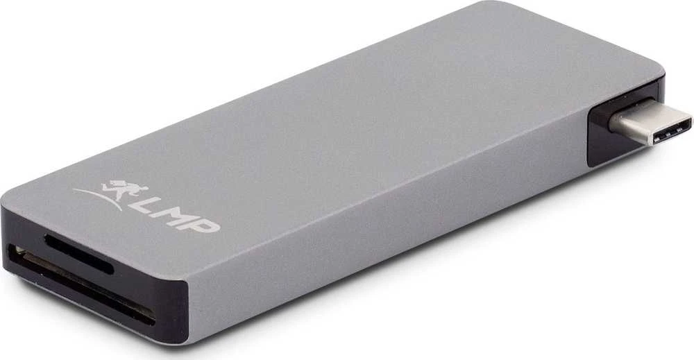 Šakotuvas LMP USB-C Basic Hub, pilkas