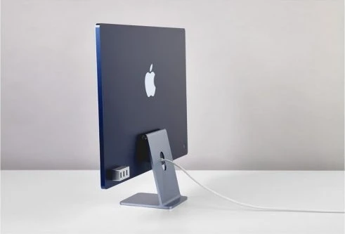 HUB USB LMP USB-C mažytis šakotuvas, 3 prievadų USB-A šakotuvas – sidabrinis