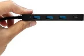 LOGILINK UA0311 LOGILINK- Itin plonas USB-C 3.1 šakotuvas, 4 prievadų, juodas