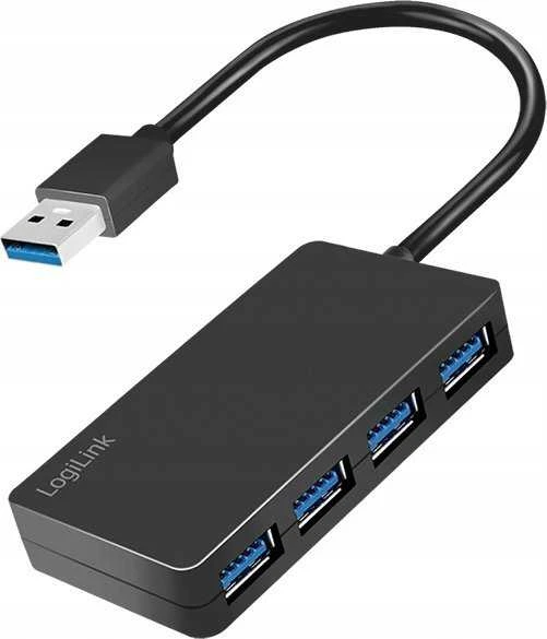 HUB USB LogiLink LogiLink USB 3.2 HUB 4-port, Gen1 juodas
