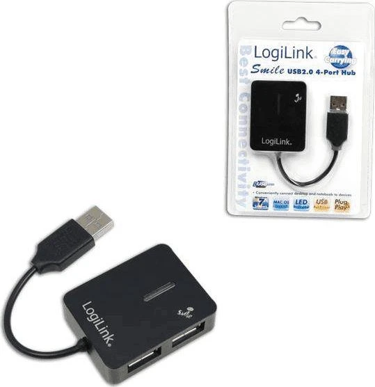 LogiLink Smile USB šakotuvas su pakuote