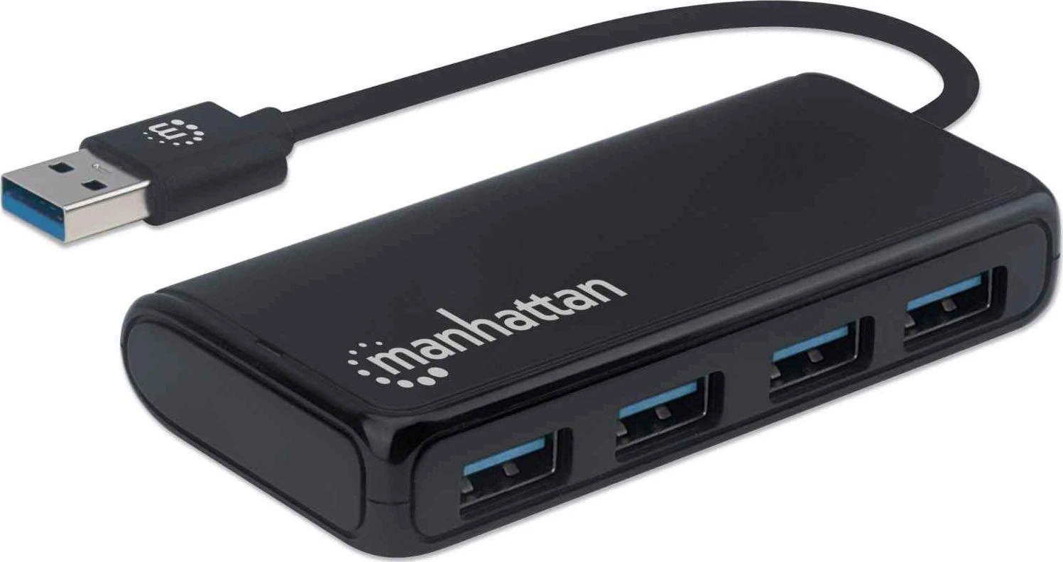Manhattan 4 prievadų USB 3.2 šakotuvas