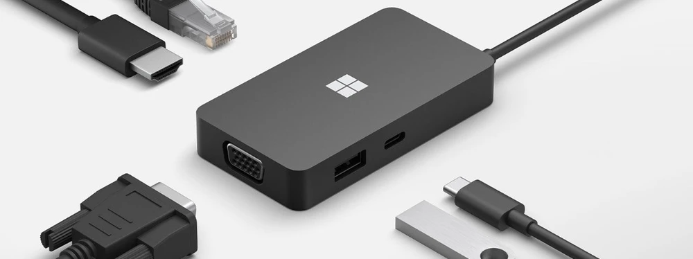 „Microsoft Surface USB-C Travel Hub“.