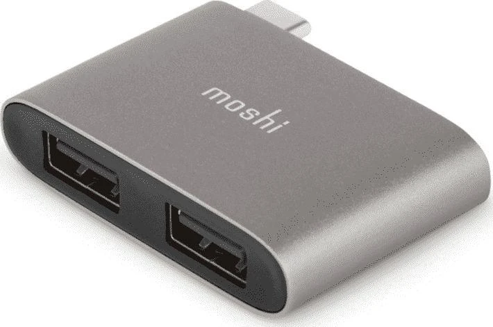 Moshi USB-C adapteris su dviem USB-A jungtimis
