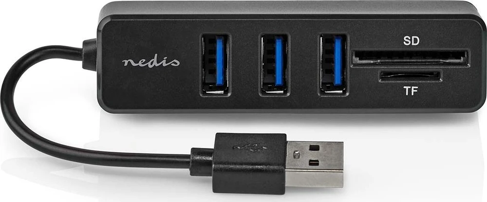 HUB USB Nedis CCGB60250BK01 huby i koncentratory