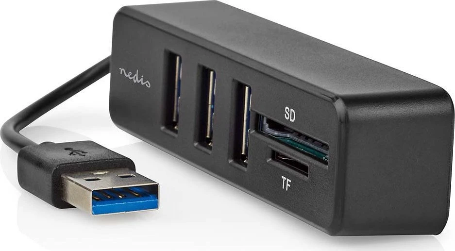 HUB USB Nedis CCGB60250BK01 huby i koncentratory