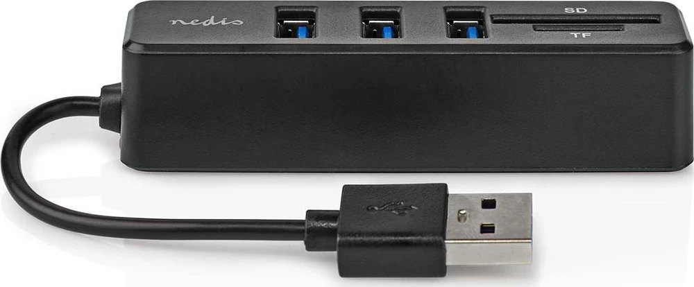 HUB USB Nedis CCGB60250BK01 huby i koncentratory