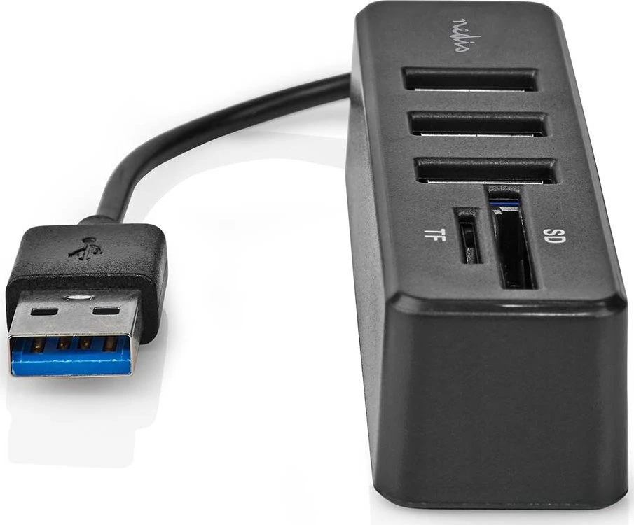 HUB USB Nedis CCGB60250BK01 huby i koncentratory
