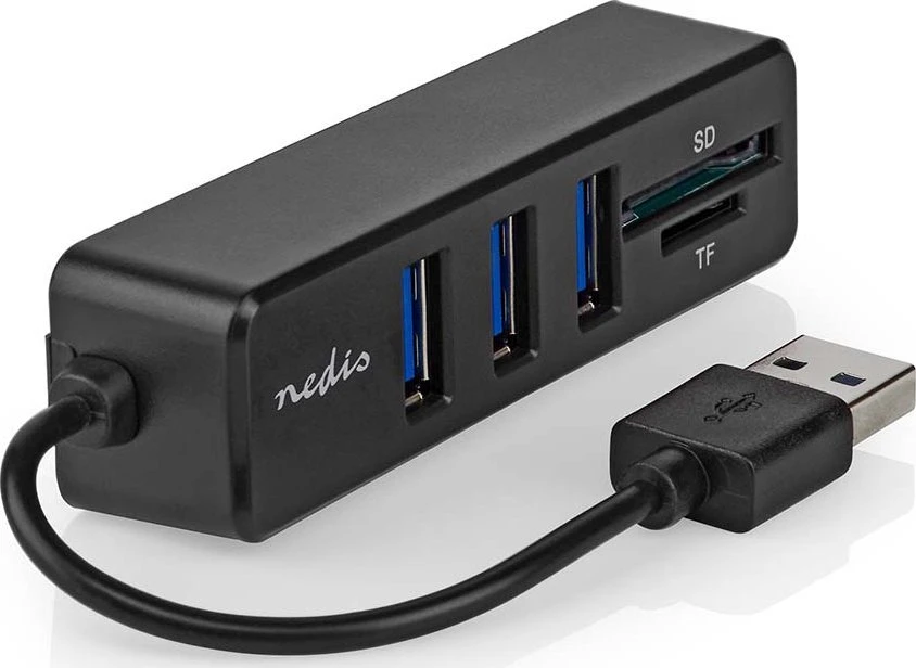 HUB USB Nedis CCGB60250BK01 huby i koncentratory