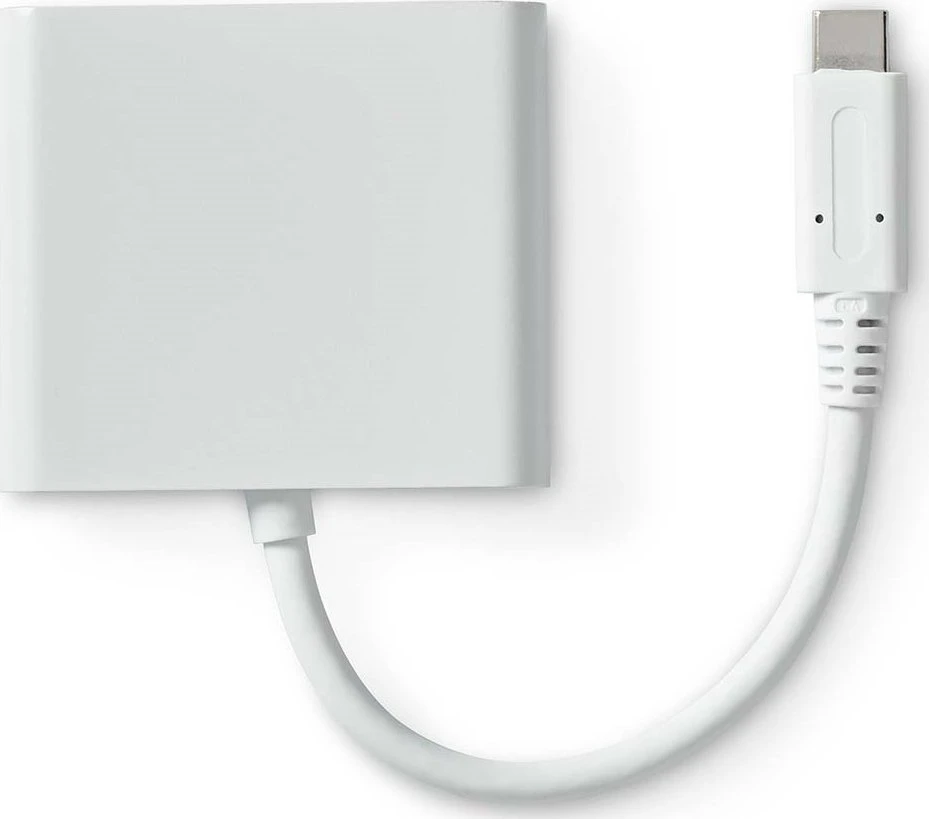 Nedis USB HUB CCGB64770WT01 doko stotelė Laidinis USB Type-C Baltas