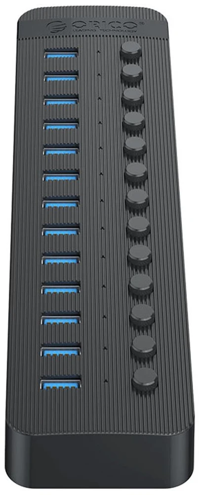 „Orico Hub“ aktyvus 13 * USB-A juodas