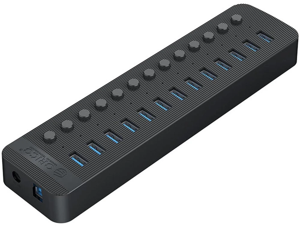 „Orico Hub“ aktyvus 13 * USB-A juodas