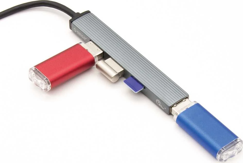 ORICO USB Type-C šakotuvas 2 x USB 2.0, 1 x USB 3.0 ir TF lizdo